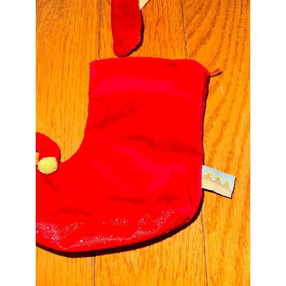 Christmas holiday Bunnies By The Bay elf shoes & hat  For baby 6-12 months  Cond